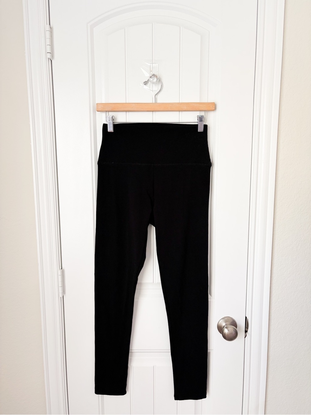Offline by Aerie OG Cotton High Waisted Leggings Black Size Medium Short